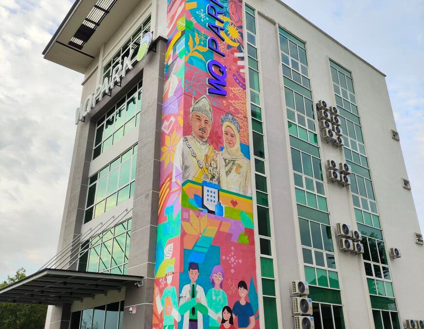 WQ Park Mural : The Art of Rehab